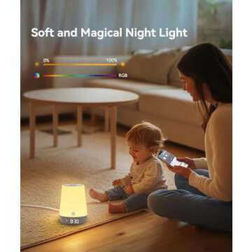 Dreamegg Nite 1 Baby Sound Machine with Night Light