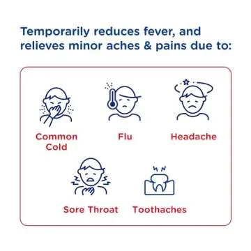 Mommy's Bliss Infants' Pain and Fever Reducer, Baby Acetaminophen, Dye Free, Delicious Mixed Berry Flavor, Ages 2+, 2 Fluid Ounces