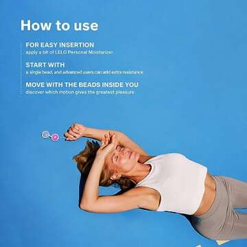 LELO Beads Mini - Small Kegel Balls for Woman and for Beginners – Tone Your Pelvic Floor with Weighted Balls Kit
