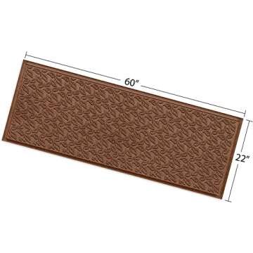 Bungalow Flooring Waterhog Runner Door Mat - Eco-Friendly, Durable & Stylish