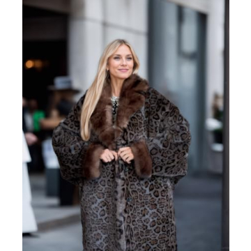 Stylish Faux Fur Coat for Women - Tngan Winter Jacket