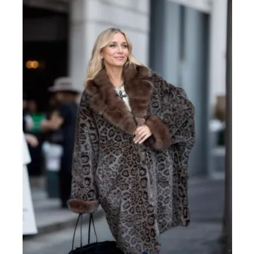 Stylish Faux Fur Coat for Women - Tngan Winter Jacket