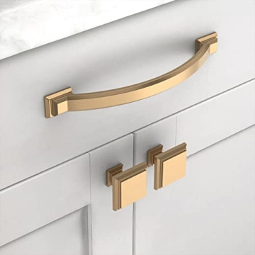 Asidrama 5 Inch Champagne Bronze Cabinet Handles - Versatile Storage Solutions