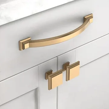 Asidrama 5 Inch Champagne Bronze Cabinet Handles - Versatile Storage Solutions