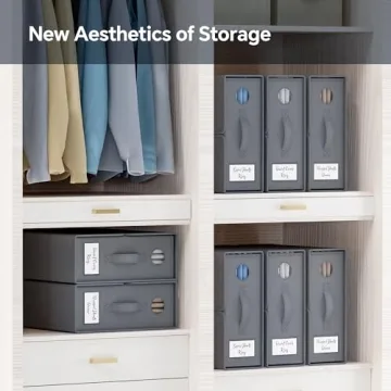 TRZZ Bed Sheet Organizers for Neat Linen Storage Solutions