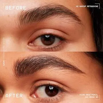 NYX PROFESSIONAL MAKEUP Micro Brow Pencil (Ash Brown) + Brow Glue (Clear), 2-Pack Bundle