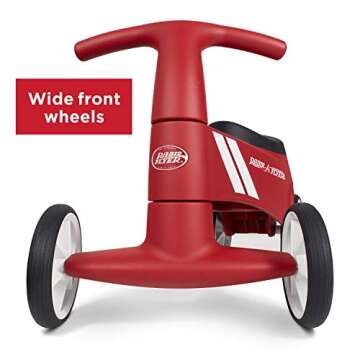 Radio Flyer Scoot About Sport Toddler Ride-On Toy, Ages 1-3, Red Kids Ride-On Toy Large