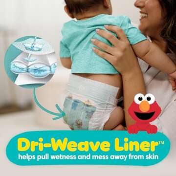 Pampers Baby Dry Diapers Size 1 - 252 Count Disposable