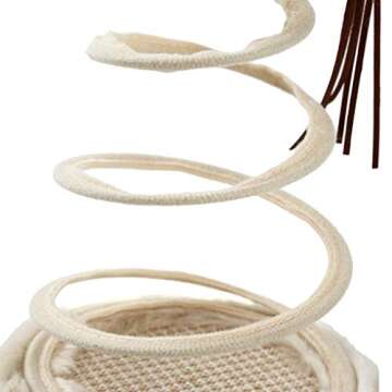 Andiker Interactive Cat Toy, Exercise Plush Mouse with Spiral Spring, Indoor Portable Toy for All Br...