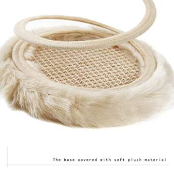 Andiker Interactive Cat Toy, Exercise Plush Mouse with Spiral Spring, Indoor Portable Toy for All Breed Sizes