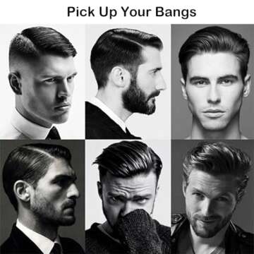 Amelar 5 PCS Hair Comb Styling Set Barber Hairstylist Accessories,Professional Shaping & Wet Pick Barber Brush Tools, Anti-Static Hair Brush for Men Boys