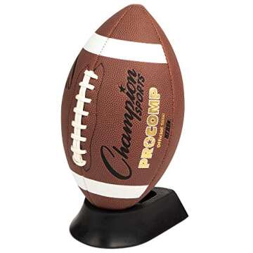 Champion Sports Unisex Adult Onside Kickoff Black Football Kicking Tee - 1 Inch