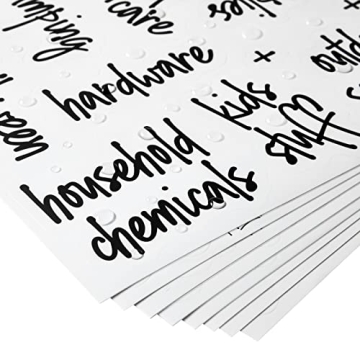 Talented Kitchen 136 Garage Storage Labels for Organizing