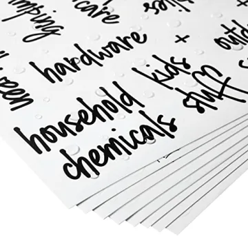 Talented Kitchen 136 Garage Storage Labels for Organizing