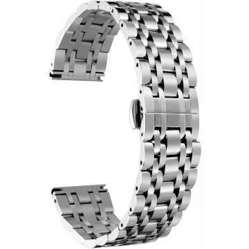 BINLUN Stainless Steel Watch Band - 6 Colors Available