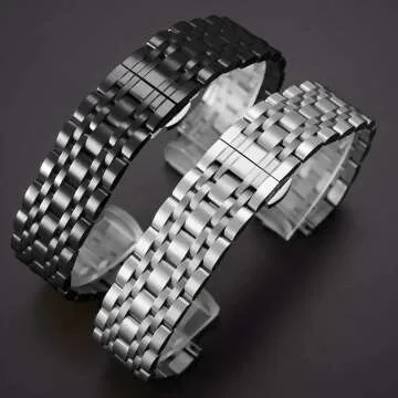 BINLUN Stainless Steel Watch Band - 6 Colors Available