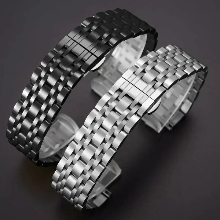 BINLUN Stainless Steel Watch Band - 6 Colors Available