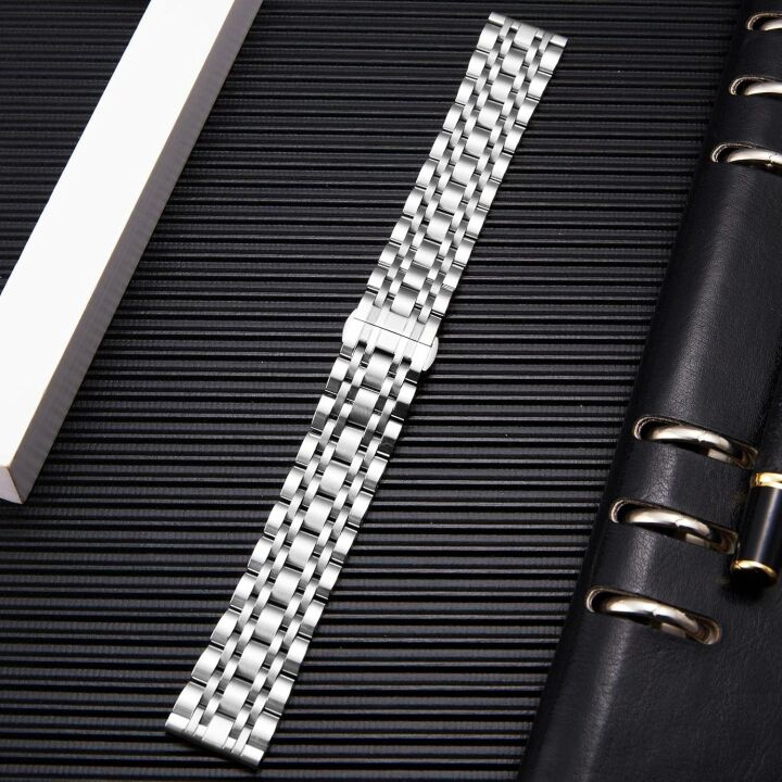 BINLUN Stainless Steel Watch Band - 6 Colors Available