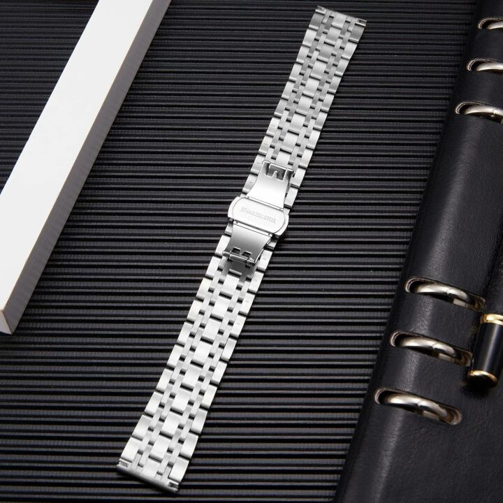 BINLUN Stainless Steel Watch Band - 6 Colors Available