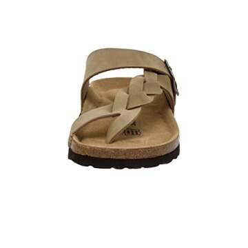 CUSHIONAIRE Women's Libby Cork Sandal for Comfort and Style