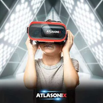 VR Headset for Phone with Controller | Virtual Reality Game System Compatible with iPhone and Android | Virtual Reality Goggles w/Remote Control for Android | 3D Glasses for Kids and Adults