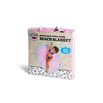 BigMouth Inc Gigantic Cotton Candy Beach Blanket for Summer Fun