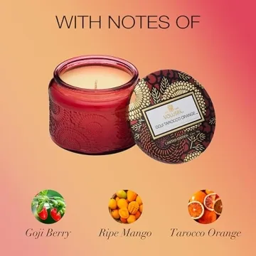 Voluspa Goji Tarocco Orange Candle - Clean Scented Experience