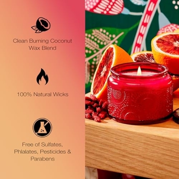 Voluspa Goji Tarocco Orange Candle - Clean Scented Experience
