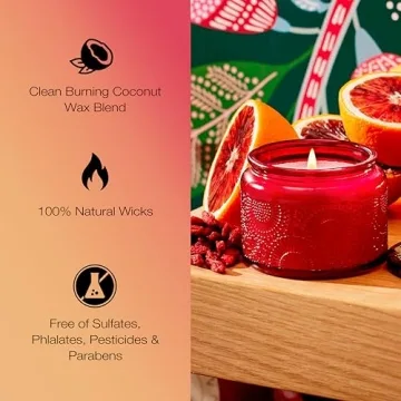 Voluspa Goji Tarocco Orange Candle - Clean Scented Experience