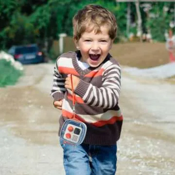 Transparent Carrying Case for YOTO Mini - Audio Music Players, Portable Storage Small Bag Compatible with Yoto Mini and Cards, Mini Organizer with Hand Strap and Adjustable Shoulder Strap Blue