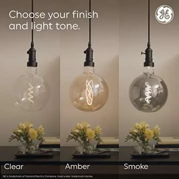 GE Vintage Style LED Light Bulbs for Elegant Home Decor