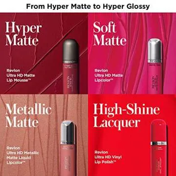 Revlon Ultra HD Metallic Matte Lipcolor for Ken and Glam