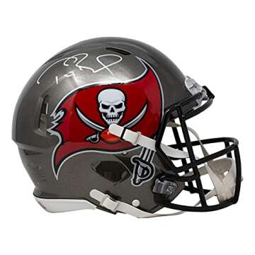 Tom Brady Signed Tampa Bay Full Size SB LV Speed Authentic Helmet Fanatics LOA
