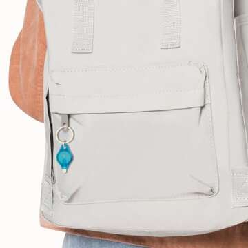 9PCS Mini LED Keychain Flashlight Set - Ultra Bright & Colorful