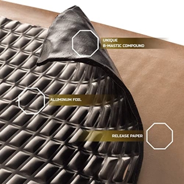 Siless VIBRO 80 mil Sound Deadening Mat for Cars