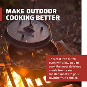 Camp Chef 14 Dutch Oven - Versatile Cast Iron Cooking