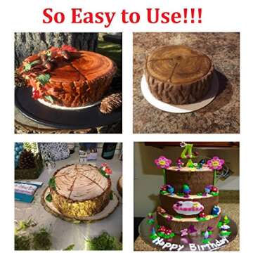 Fondant Impression Mat | Tree Bark Design for Cake Decorating