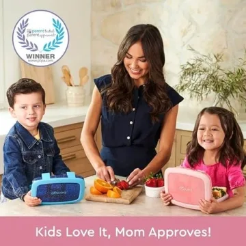 Bentgo Kids Lunch Box - Glitter Design for Ages 3-7