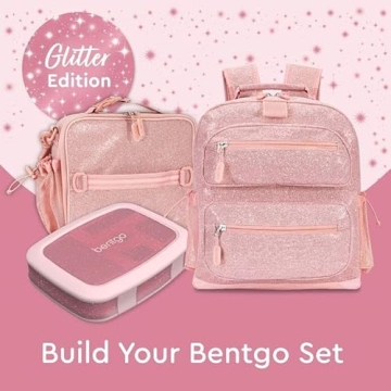 Bentgo Kids Lunch Box - Glitter Design for Ages 3-7
