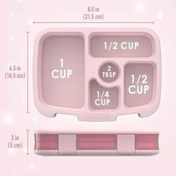 Bentgo Kids Lunch Box - Glitter Design for Ages 3-7