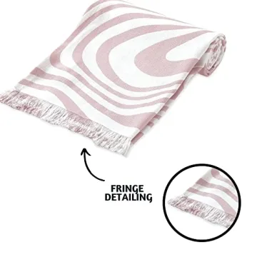 Folkulture Turkish Beach Towel with Travel Bag 40x72 Beach Blanket