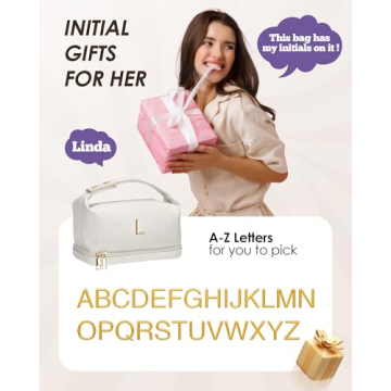 Vogewood Personalized Makeup Bag - Stylish & Functional Gift for All Occasions