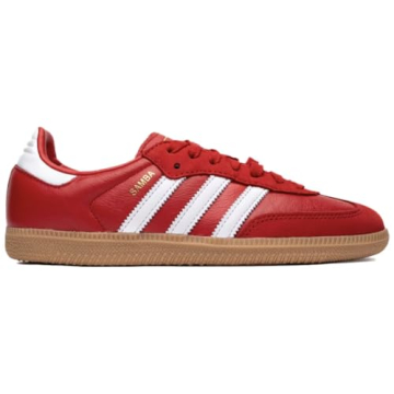 Stylish adidas Samba OG Womens Sneaker in White Scarlet Red