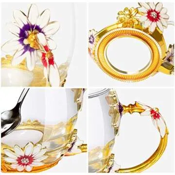 Elegant Cenyye Glass Tea Cup for Unique Gifts