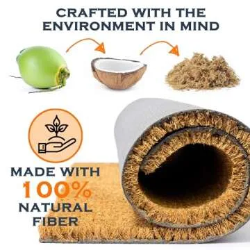 Hey Y'all 50x15 Large Door Mat for Outdoor Decor