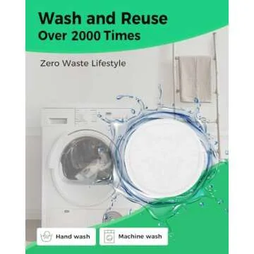 ProCIV Reusable Cotton Rounds - Eco-Friendly Makeup Removal