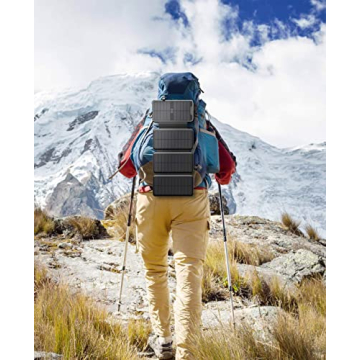 QiSa Solar Charger 38800mAh with Wireless Charging