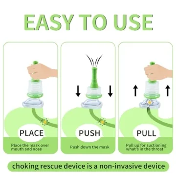 Versatile Portable Choking Rescue Device for All Ages