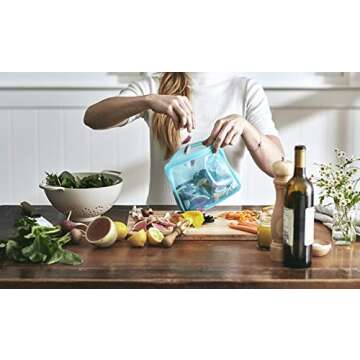 Stasher Stand Up Silicone Bag for Cooking and Storage