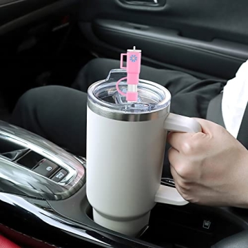 Mojoker 6PCS Silicone Straw Covers for Stanley Cups